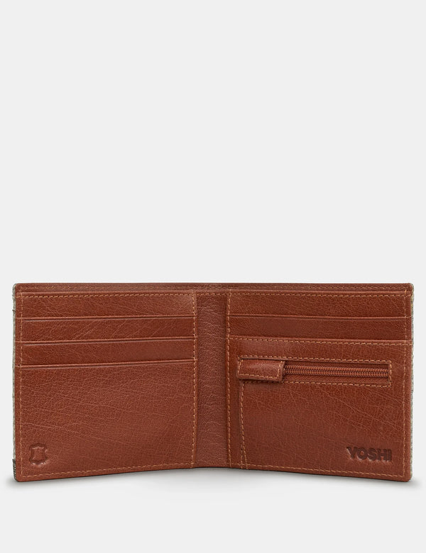 Brown + Tweed Highland Stag Two Fold Wallet