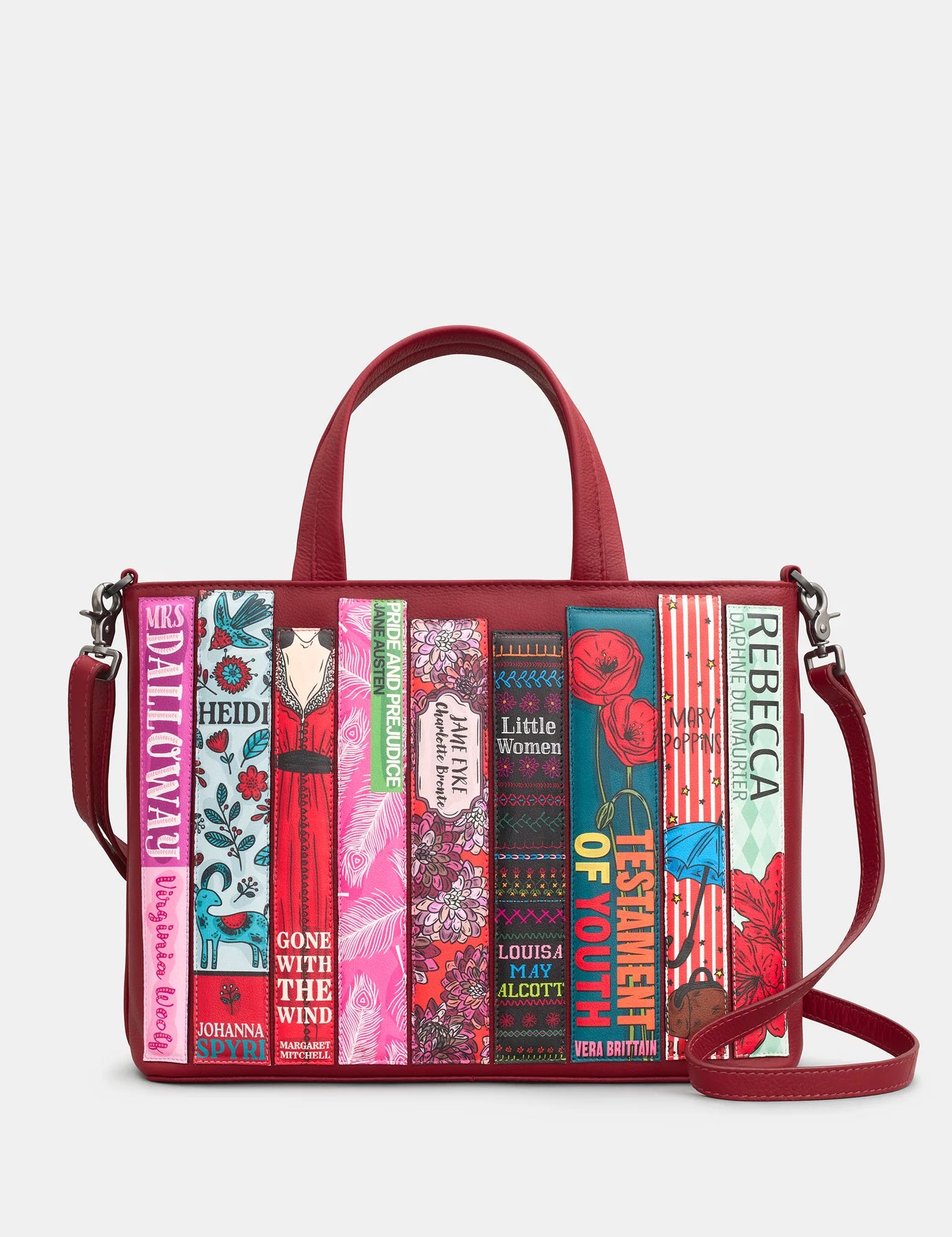 Cherry Red Bookworm Multiway Grab Bag