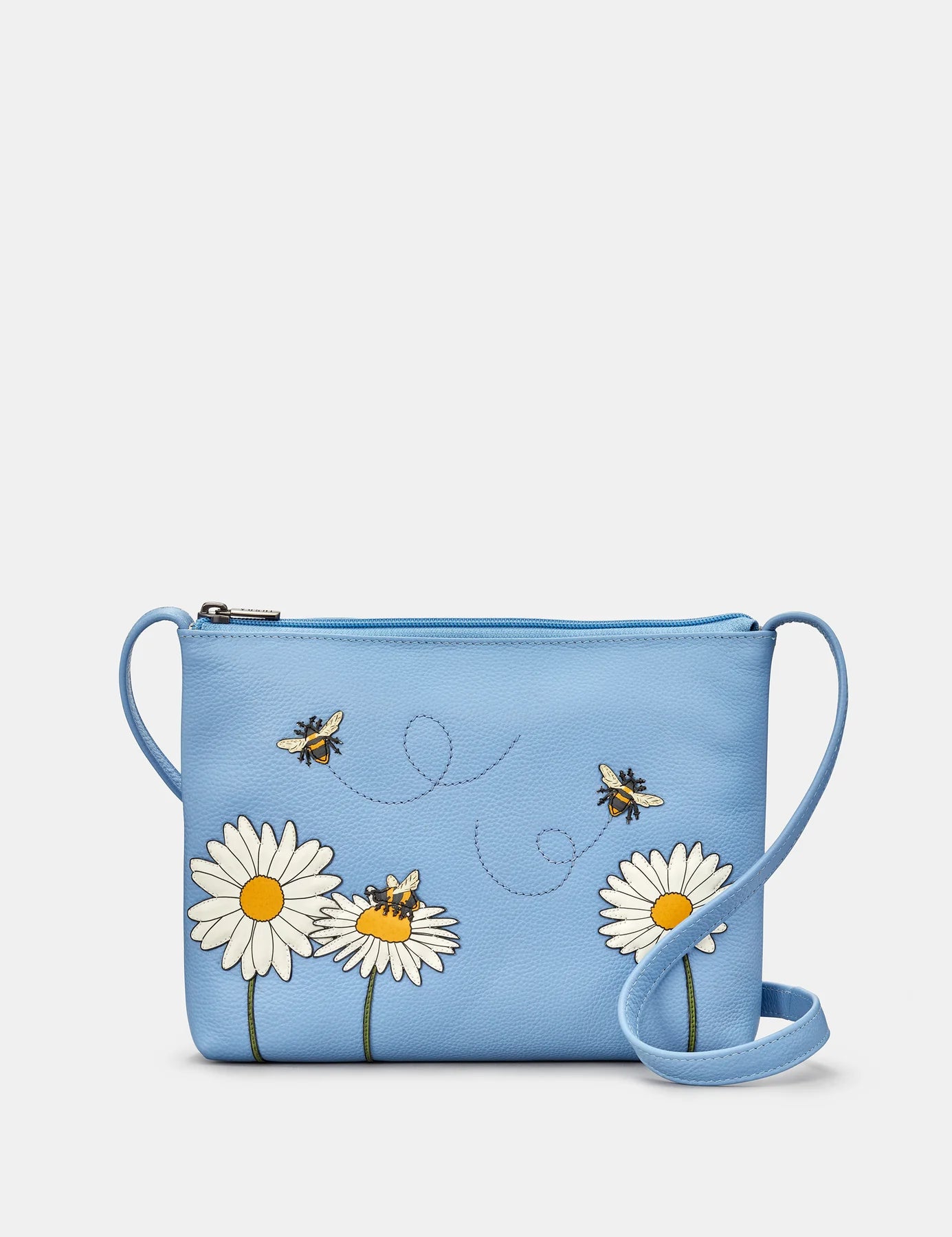 Blue Bees Cross Body Bag