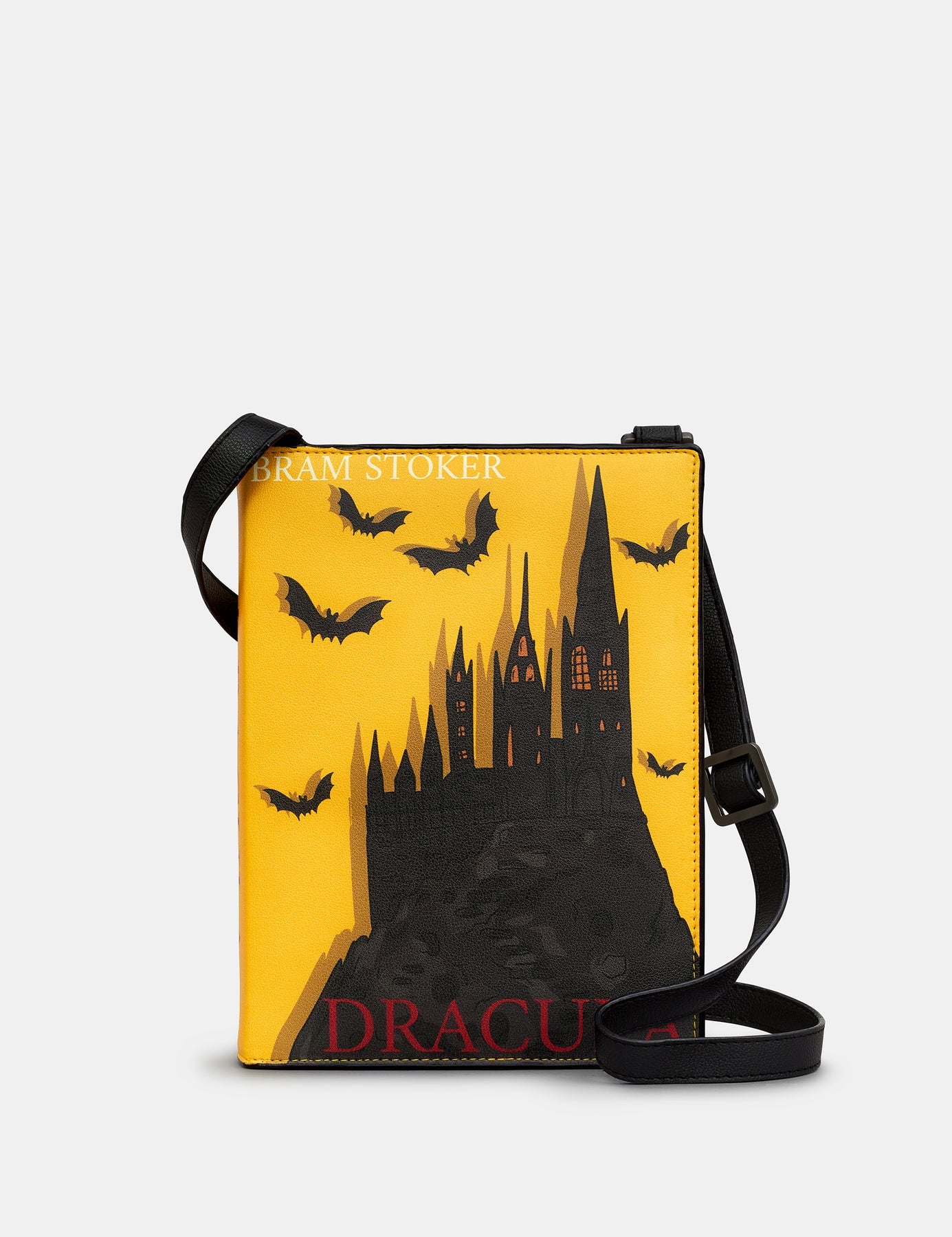 Black Dracula Vegan Cross Body Book Bag