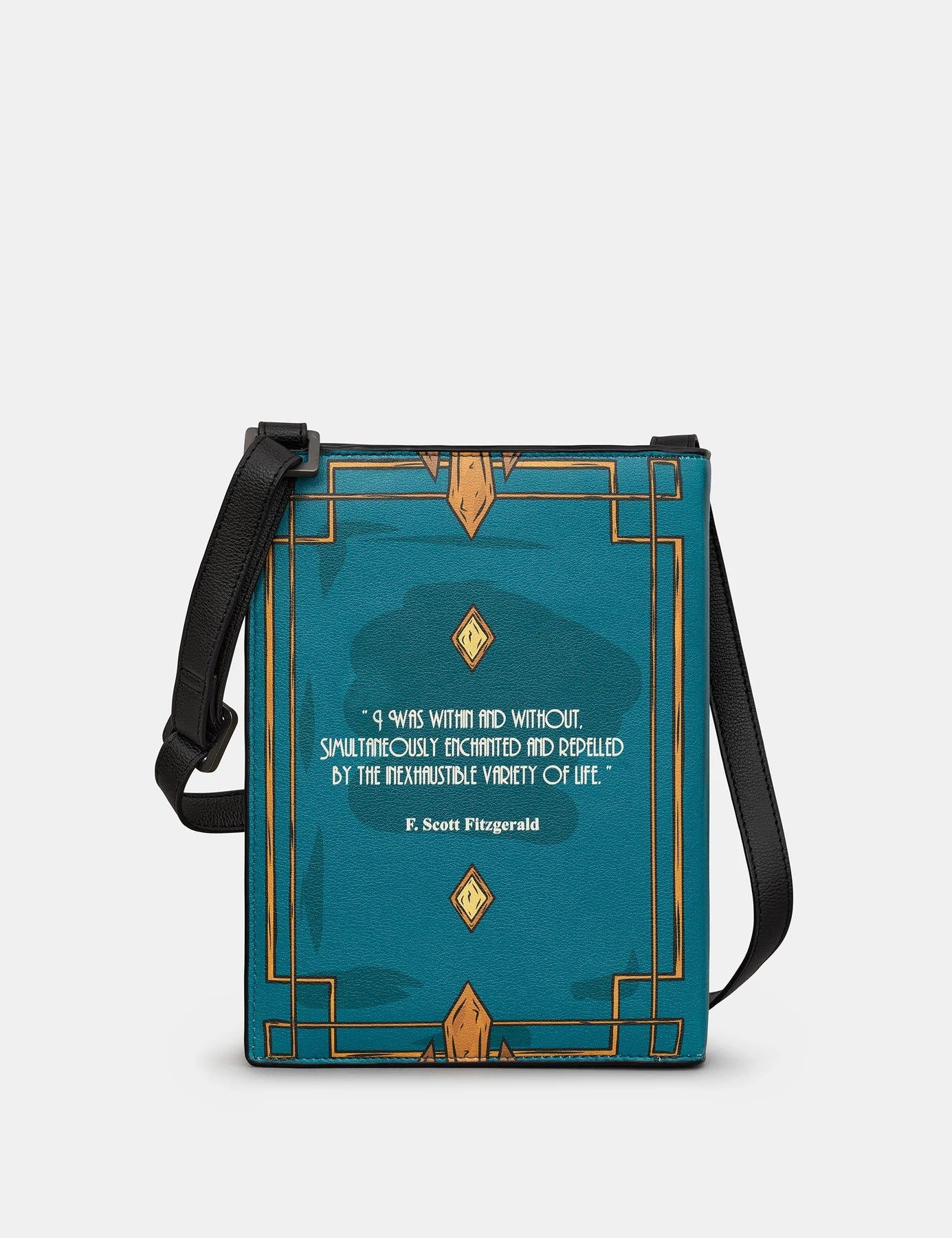 The Great Gatsby Vegan Cross Body Book Bag