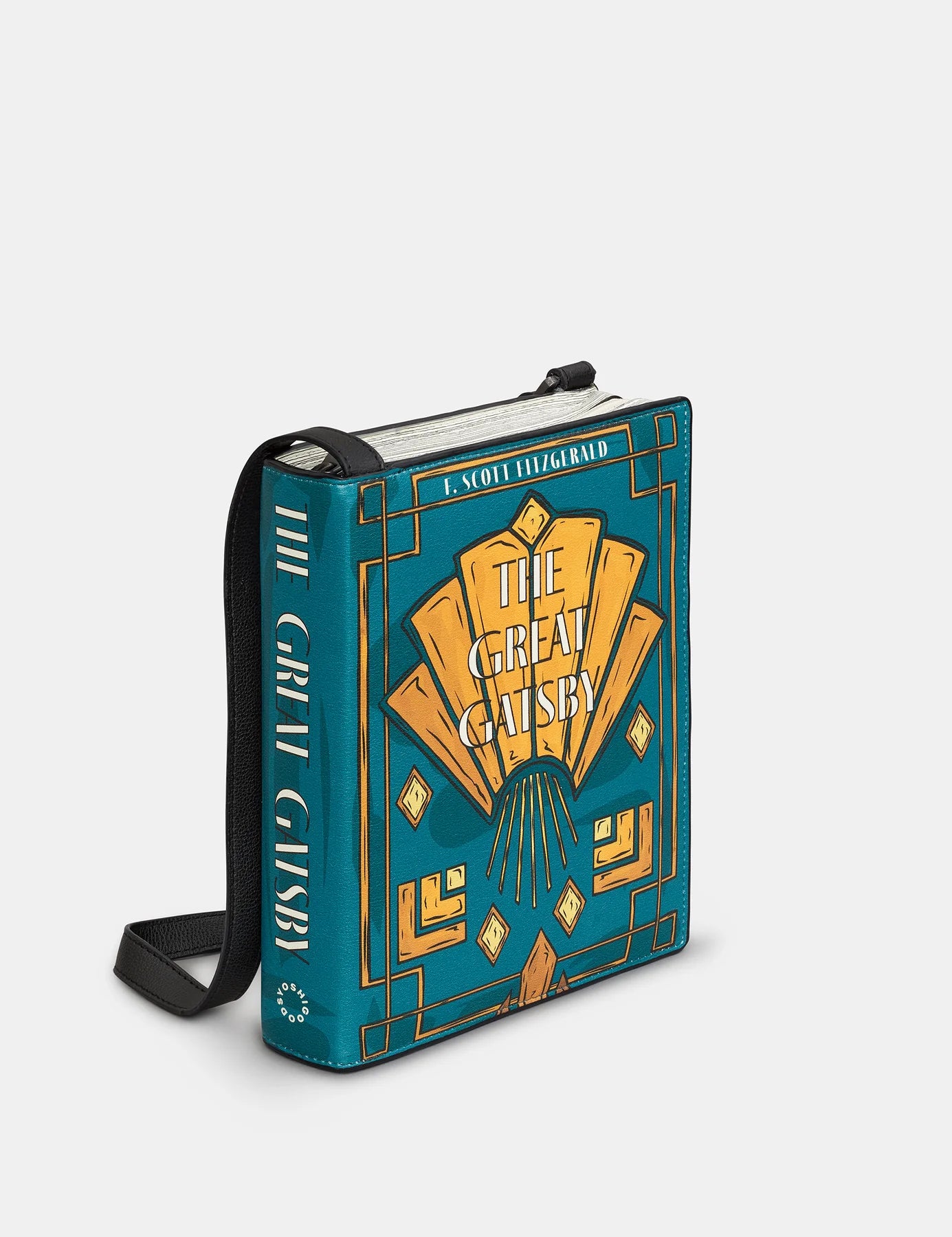 The Great Gatsby Vegan Cross Body Book Bag