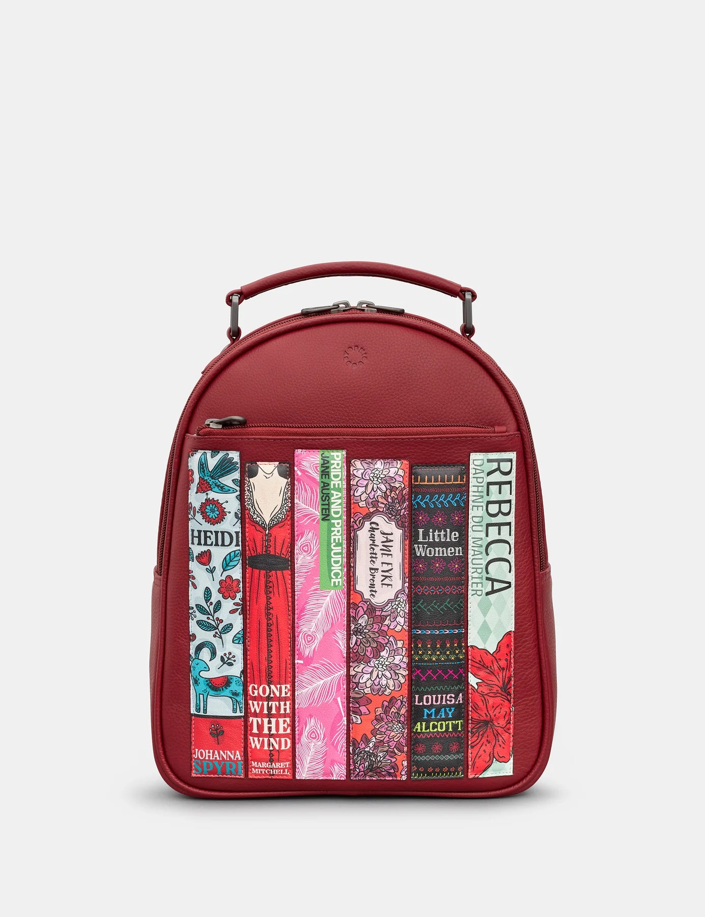 Cherry Red Bookworm Backpack