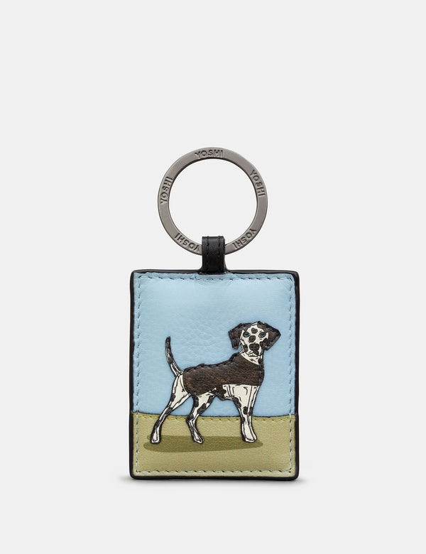 Dalmatian Dog Walk Keyring