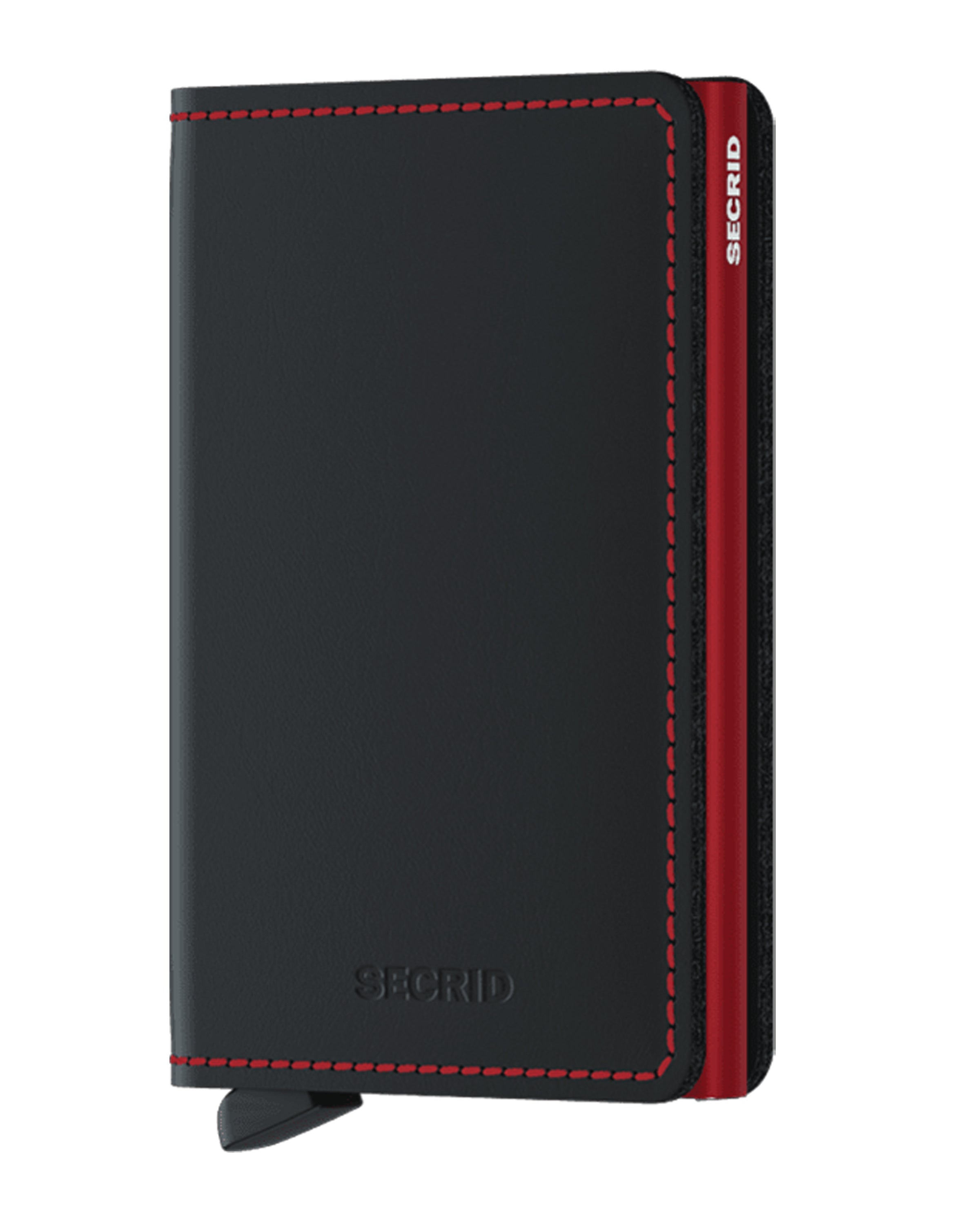 Slimwallet Matte Black & Red
