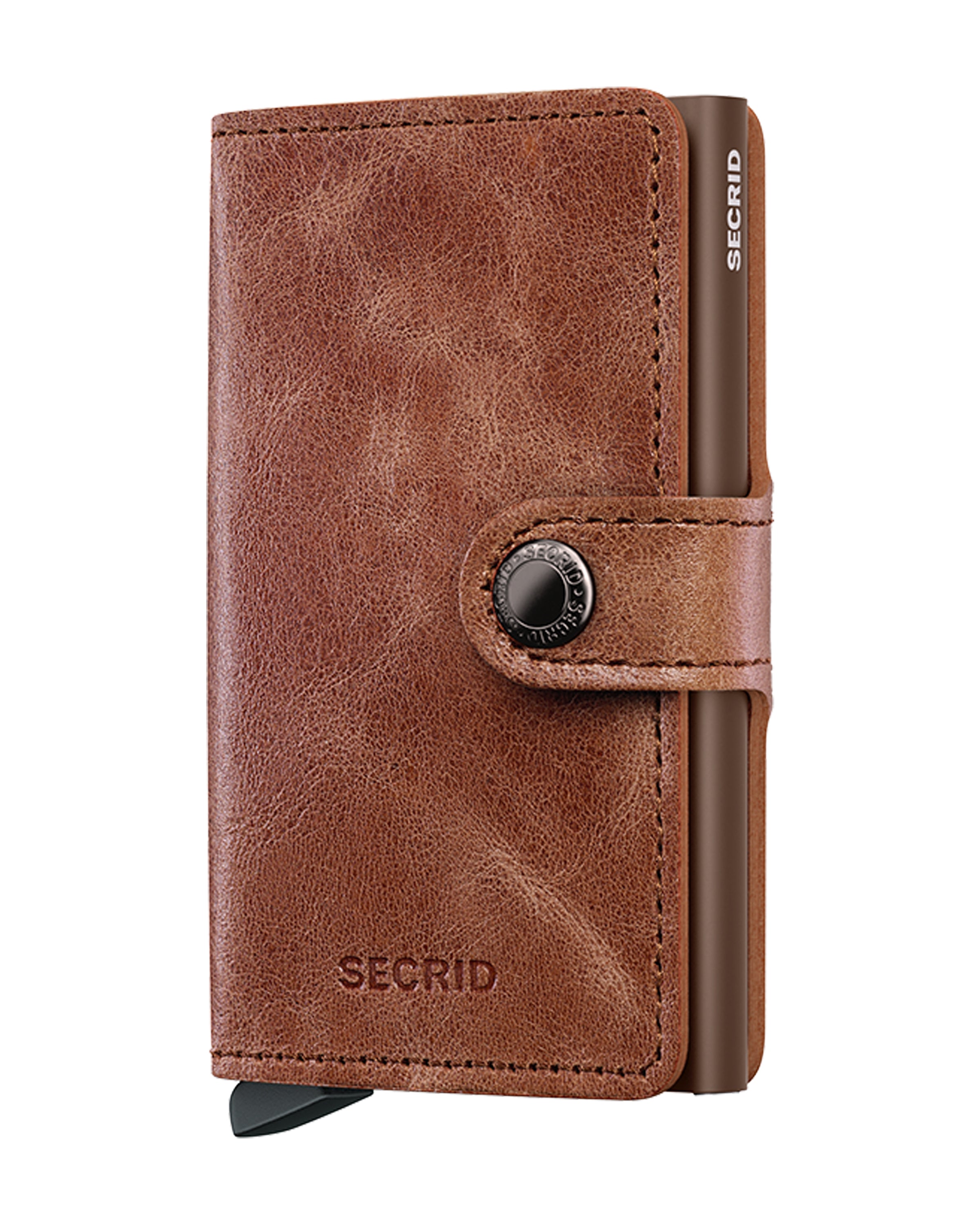 Miniwallet Vintage Cognac & Brown