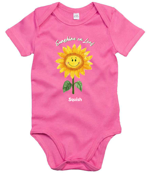 Organic Sunshine On Leaf Babygrow
