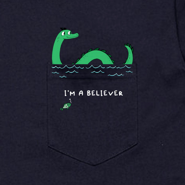 Nessie Believe Pocket T-shirt