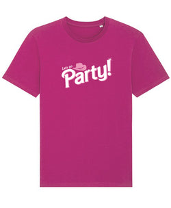 Unisex Organic Let's Go Party T-Shirt