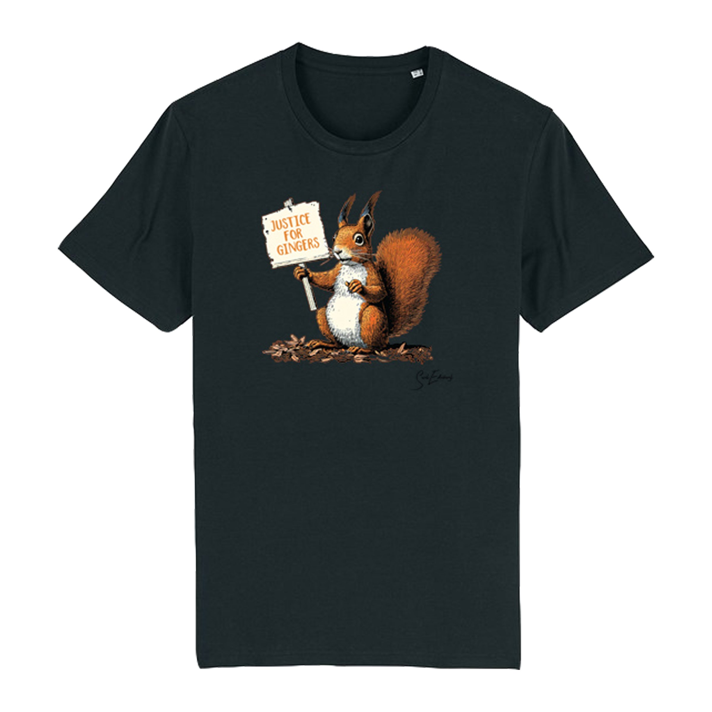 Unisex Organic JFG Squirrel T-Shirt