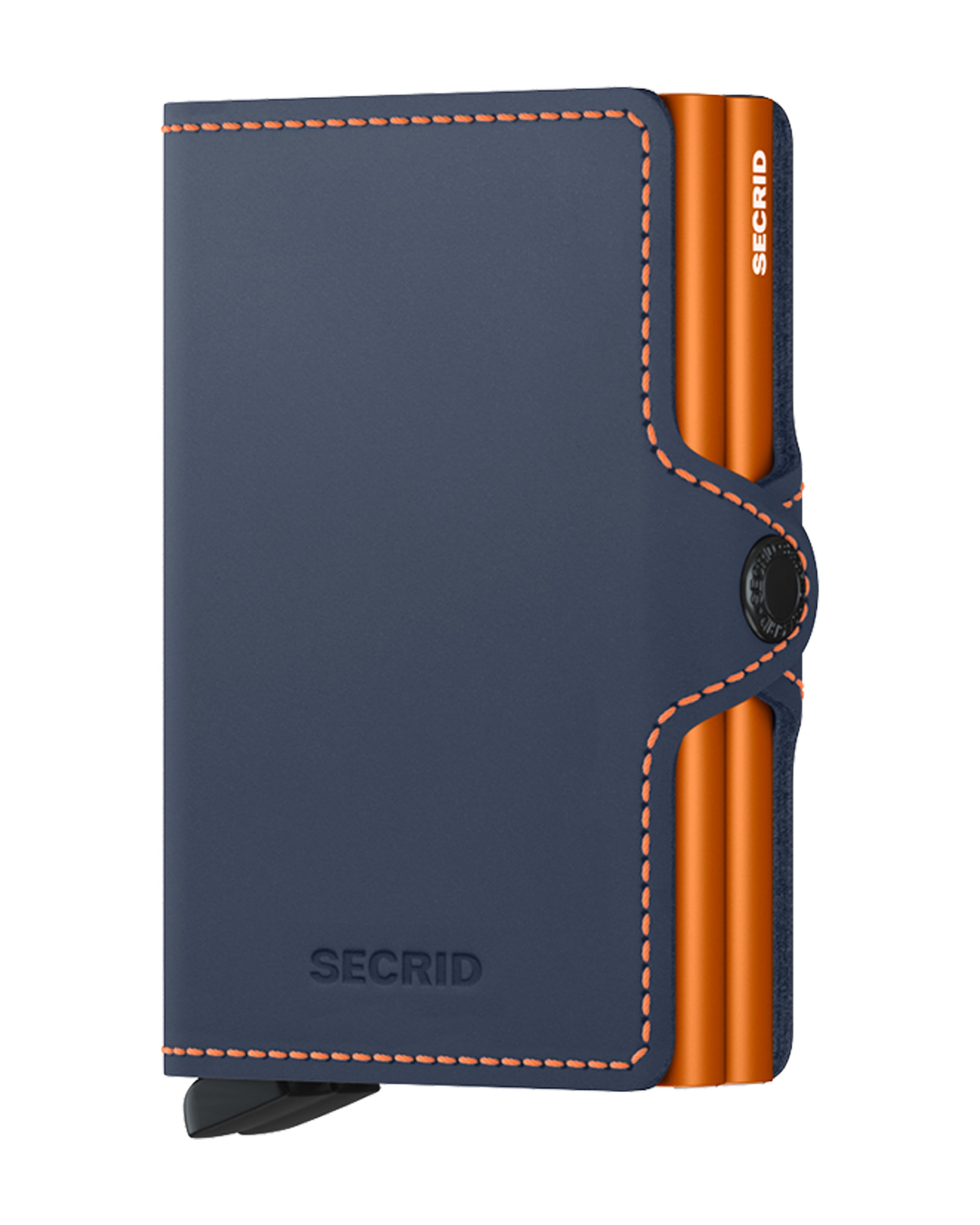 Twinwallet Matte Nightblue & Orange