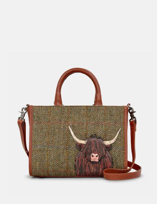 Tweed Highland Cow Multiway Grab Bag