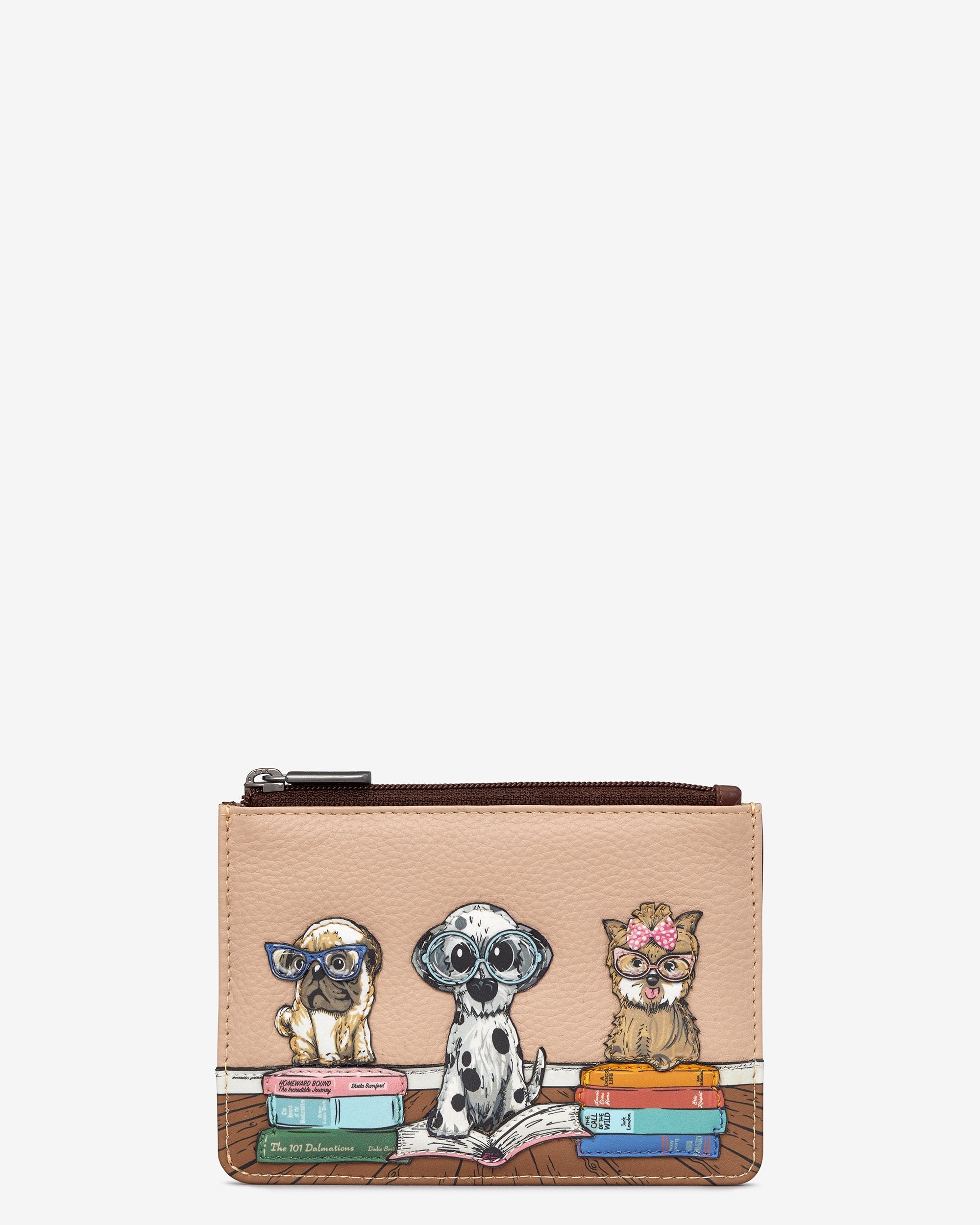 Bookhound Zip top Purse