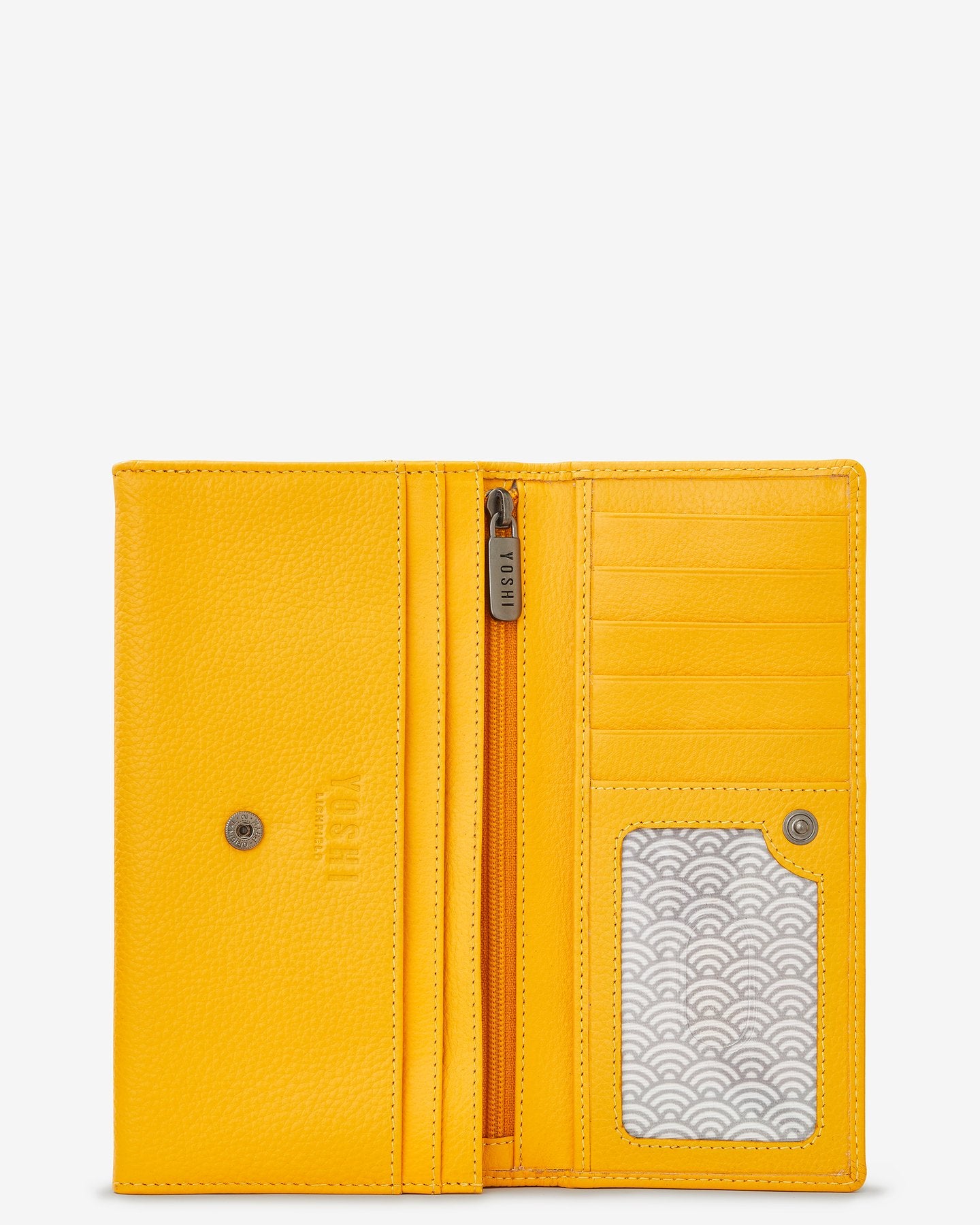 Highland Cow Flap Over Leather Purse