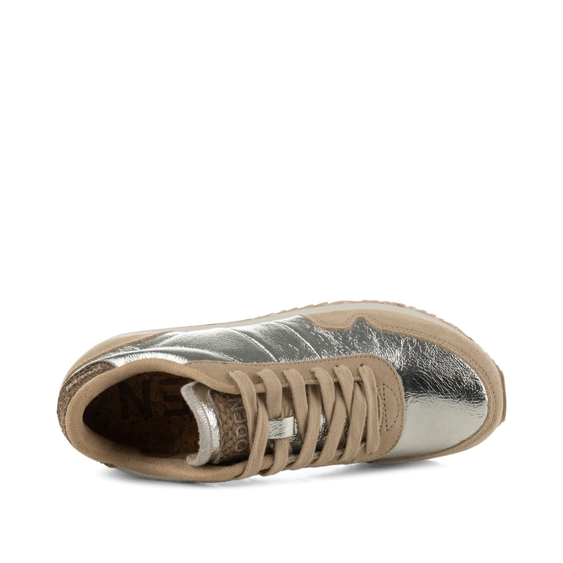 Nora lll Metallic Leather Trainers