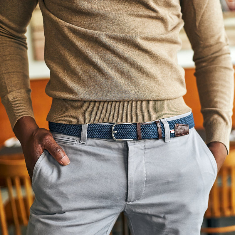 Paris MONO Navy Blue Belt