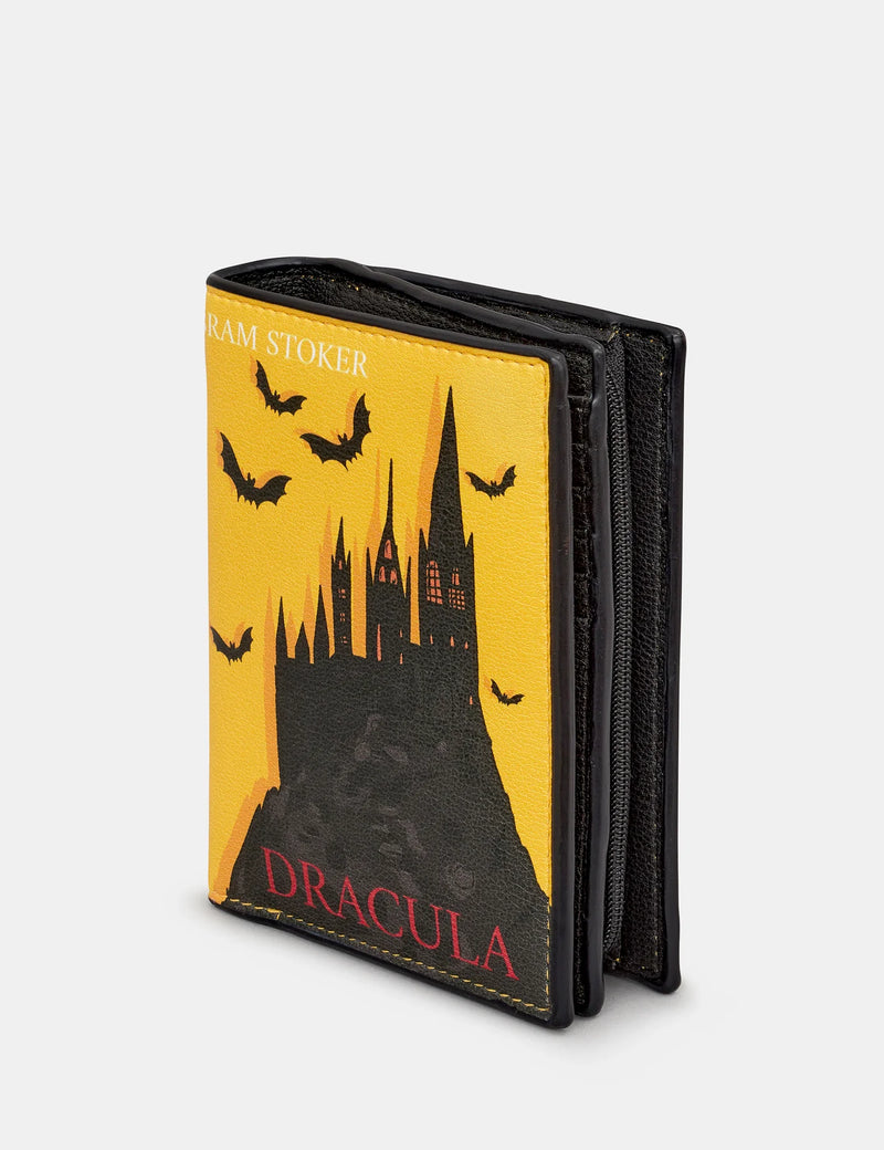 Dracula Vegan Zip Around Book Purse