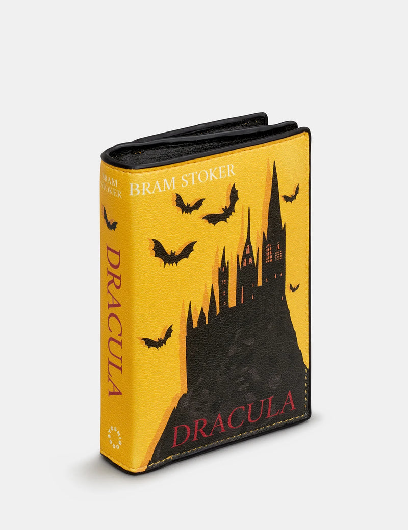 Dracula Vegan Zip Around Book Purse