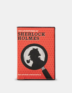 Sherlock Holmes Vegan Zip Around Book Purse