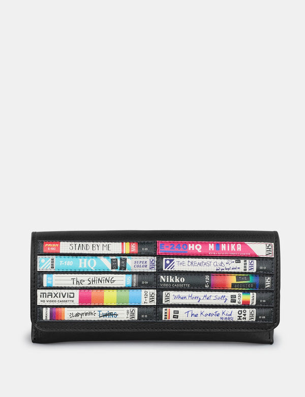 Be Kind Rewind VHS Leather Glasses Fold Case
