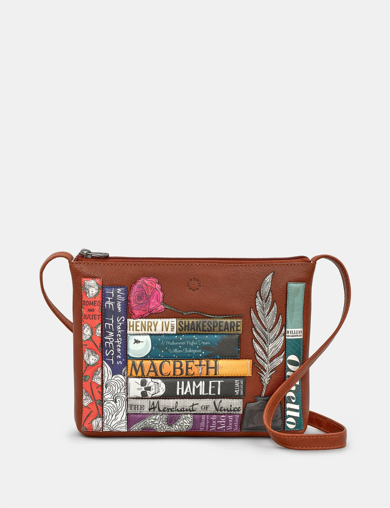 Shakespeare Bookworm Crossbody Bag