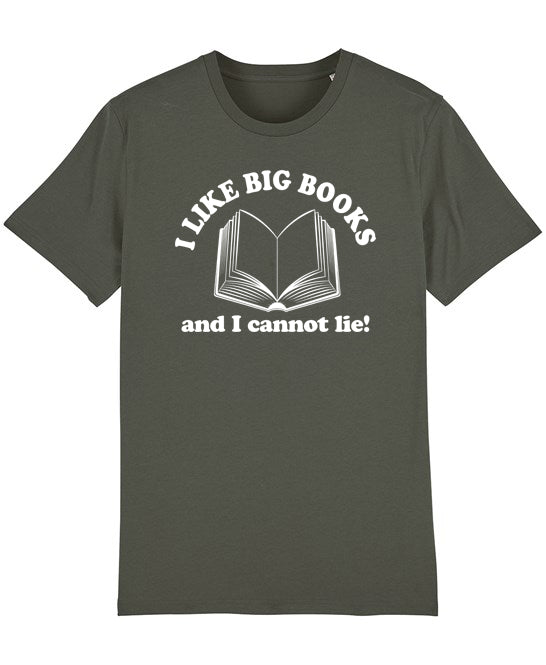 Unisex Organic Big Books T-Shirt