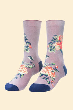 Floral Vine Ankle Socks