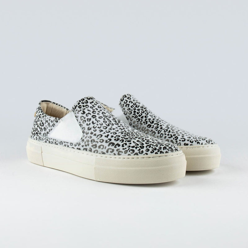 Hanger Womens Mini Leopard Suede Shoe