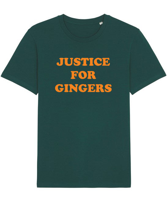 Unisex Organic Justice For Gingers T Shirt Swish Edinburgh unisex-organic-justice-for-gingers-t-shirt-swish-edinburgh