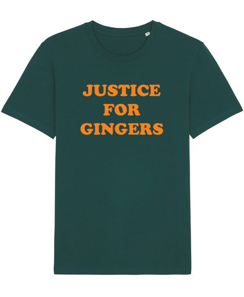 Unisex Organic Justice For Gingers T-Shirt – Swish Edinburgh