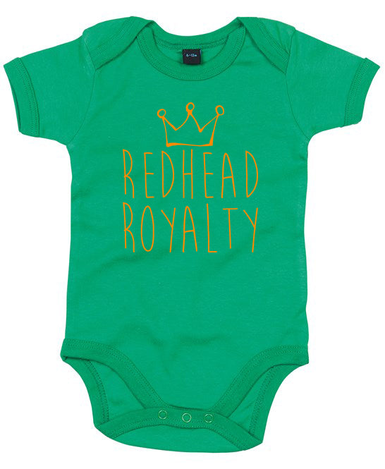 Organic Redhead Royalty Babygrow